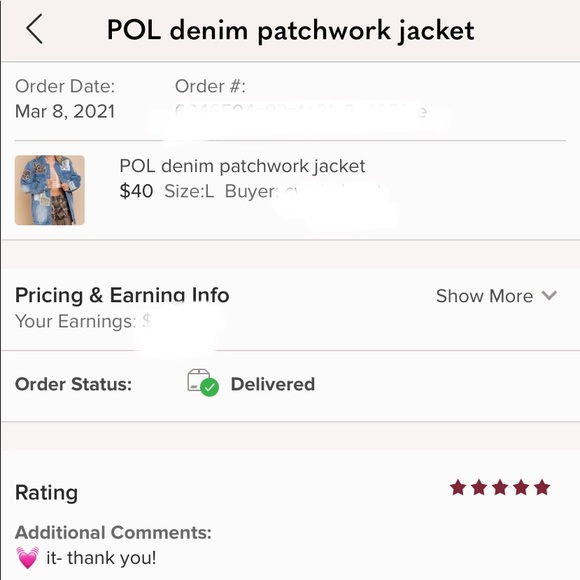 POL denim patchwork jacket - Picture 5 of 5